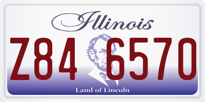 IL license plate Z846570