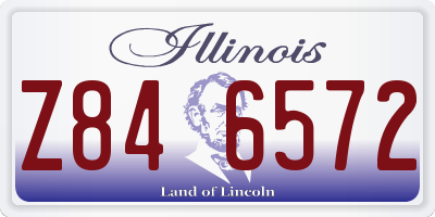 IL license plate Z846572