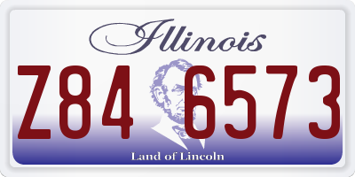 IL license plate Z846573
