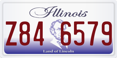 IL license plate Z846579