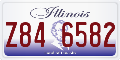 IL license plate Z846582