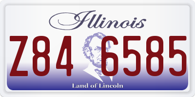 IL license plate Z846585