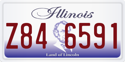 IL license plate Z846591