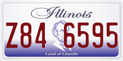 IL license plate Z846595