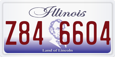 IL license plate Z846604
