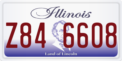 IL license plate Z846608