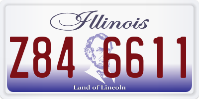 IL license plate Z846611