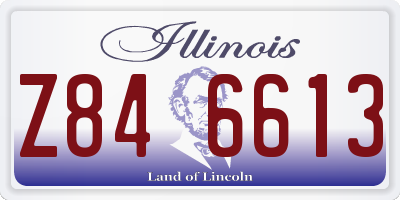 IL license plate Z846613