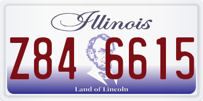 IL license plate Z846615