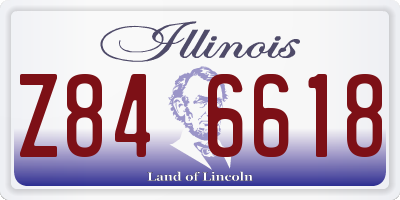IL license plate Z846618