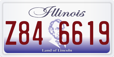 IL license plate Z846619
