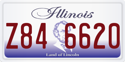 IL license plate Z846620