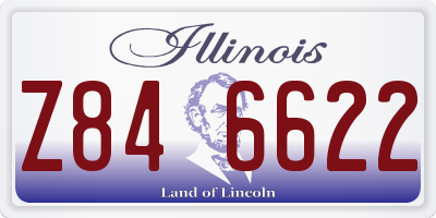 IL license plate Z846622