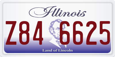 IL license plate Z846625