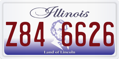 IL license plate Z846626