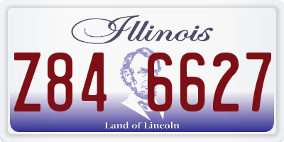 IL license plate Z846627