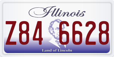 IL license plate Z846628