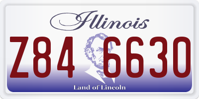 IL license plate Z846630