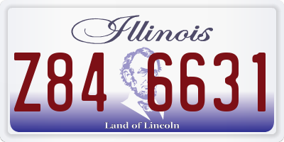IL license plate Z846631