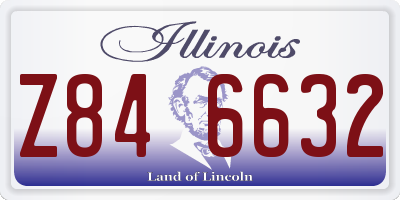 IL license plate Z846632