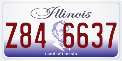IL license plate Z846637