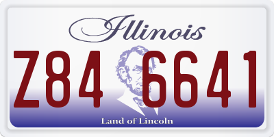 IL license plate Z846641