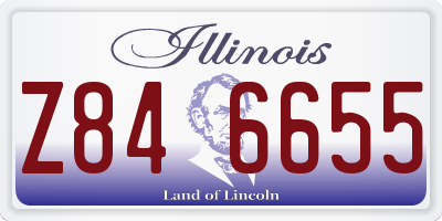 IL license plate Z846655
