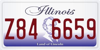 IL license plate Z846659