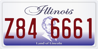 IL license plate Z846661