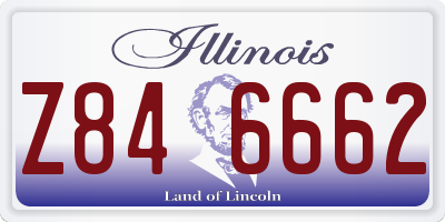 IL license plate Z846662