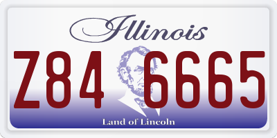 IL license plate Z846665