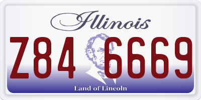 IL license plate Z846669