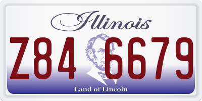 IL license plate Z846679