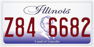 IL license plate Z846682