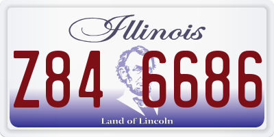 IL license plate Z846686