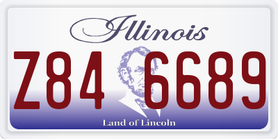 IL license plate Z846689