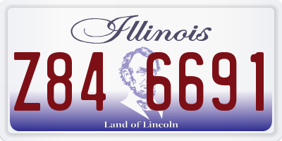 IL license plate Z846691