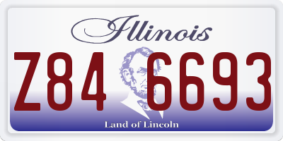 IL license plate Z846693