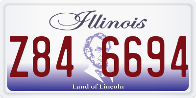IL license plate Z846694