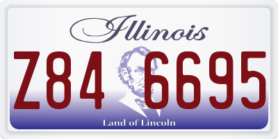 IL license plate Z846695