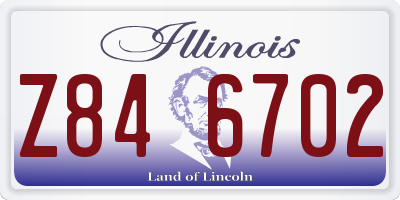IL license plate Z846702