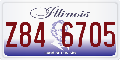 IL license plate Z846705