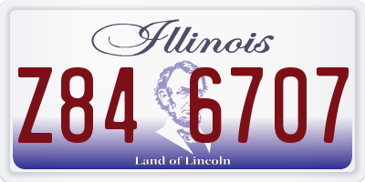 IL license plate Z846707