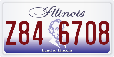 IL license plate Z846708