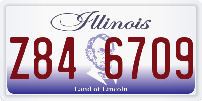 IL license plate Z846709