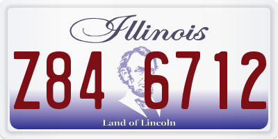 IL license plate Z846712