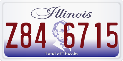 IL license plate Z846715