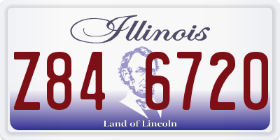 IL license plate Z846720