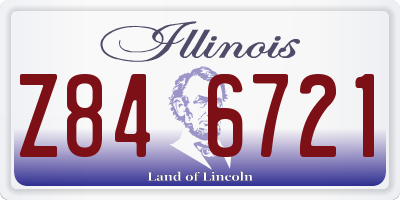 IL license plate Z846721