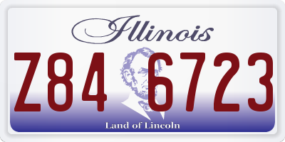 IL license plate Z846723